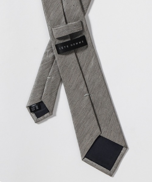 TETE HOMME（テットオム）の「フレンチリネンタイ（ネクタイ・メンズ・ネイビー/ブルー系その他/グレー系その他/ブルー系その他2/ブルー系その他3/グリーン/グリーン系その他/グレー・FREE）」の20枚目の写真