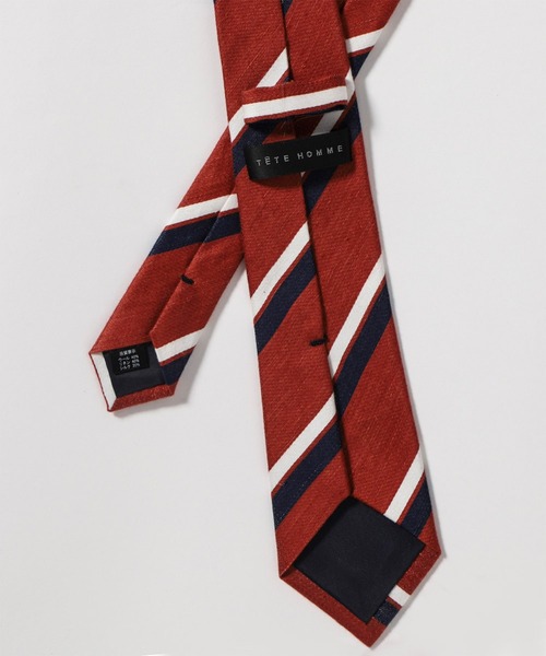 TETE HOMME（テットオム）の「フレンチリネンタイ（ネクタイ・メンズ・ネイビー/ブルー系その他/グレー系その他/ブルー系その他2/ブルー系その他3/グリーン/グリーン系その他/グレー・FREE）」の12枚目の写真