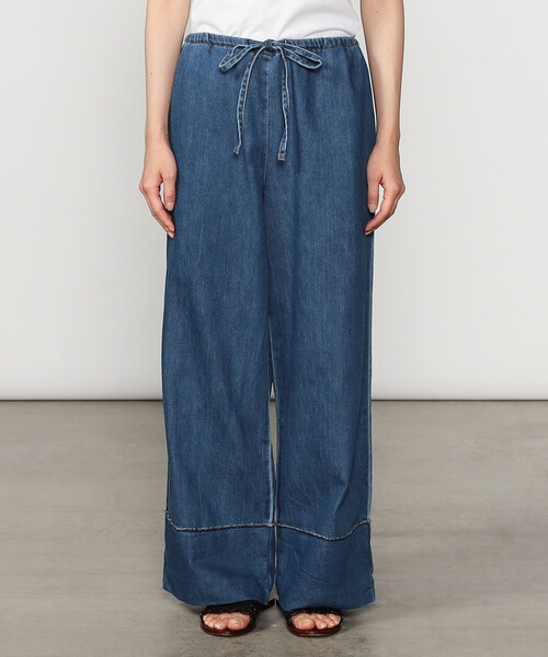 MEYAME(メヤメ)の「MEYAME | デニム イージーワイドパンツ WOMEN(デニムパンツ・レディース・インディゴブルー・F)」の10枚目の写真