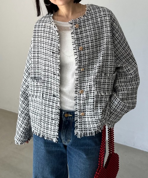 Doux archives（ドゥアルシーヴ）の「フィンガーホールシアーリブロンT（Tシャツ/カットソー・レディース・オフホワイト/グレー/ブラック・FREE）」の16枚目の写真