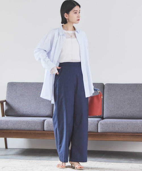 Doux archives（ドゥアルシーヴ）の「フィンガーホールシアーリブロンT（Tシャツ/カットソー・レディース・オフホワイト/グレー/ブラック・FREE）」の19枚目の写真