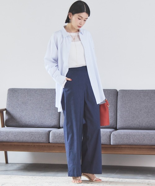 Doux archives（ドゥアルシーヴ）の「フィンガーホールシアーリブロンT（Tシャツ/カットソー・レディース・オフホワイト/グレー/ブラック・FREE）」の20枚目の写真
