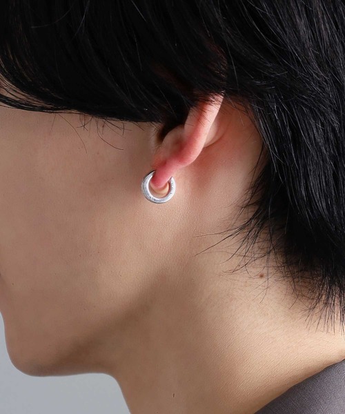 LION HEART シルバー925 ピアス(片耳用) SAND”クラッチピアス/シルバー925【LION HEART / ライオンハート