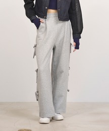 Nora Lily elle（ノラリリーエル）の「【Nora Lily】「elle」Side Ribbon Pants（スウェットパンツ）」