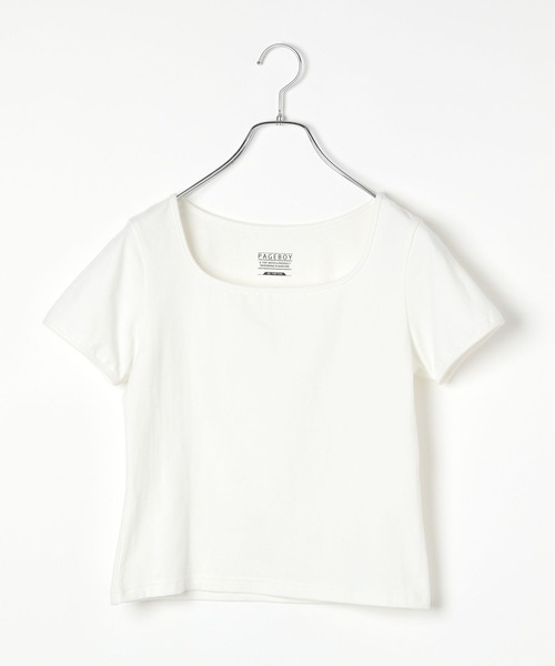 ♡ページ セール】スクエアスムースミニT（Tシャツ/カットソー