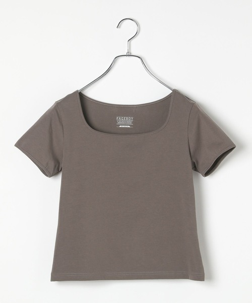 ♡ページ セール】スクエアスムースミニT（Tシャツ/カットソー