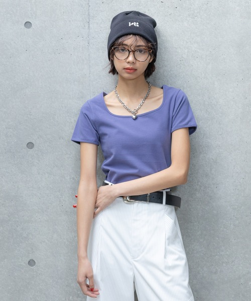 セール】スクエアスムースミニT（Tシャツ/カットソー