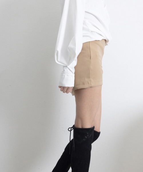 Miniministore(ミニミニストア)の「ショートパンツ レディース ボトムス(その他パンツ・レディース・ベージュ/ブラック・L/M/XL/S)」の16枚目の写真
