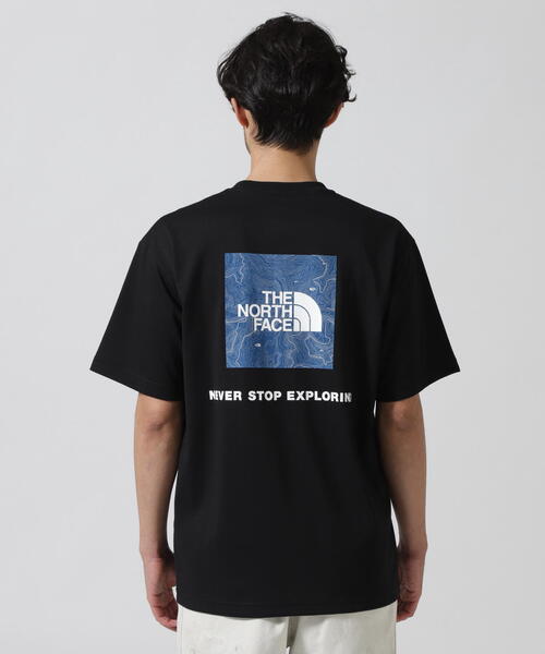 THE NORTH FACE（ザノースフェイス）の「THE NORTH FACE (ザ・ノース・フェイス）S/S Back Square Traverse Logo T（Tシャツ/カットソー・メンズ・ブラック/ホワイト・XL/M/L）」の11枚目の写真