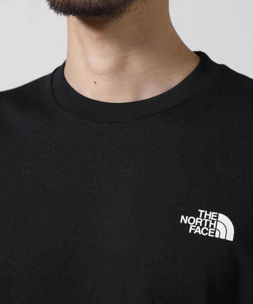 THE NORTH FACE（ザノースフェイス）の「THE NORTH FACE (ザ・ノース・フェイス）S/S Back Square Traverse Logo T（Tシャツ/カットソー・メンズ・ブラック/ホワイト・XL/M/L）」の12枚目の写真