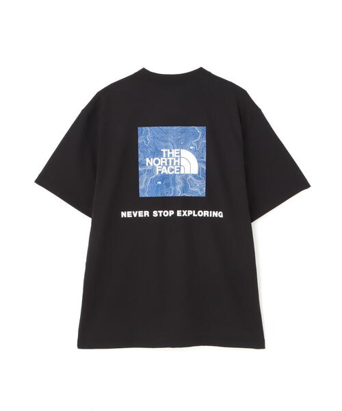 THE NORTH FACE（ザノースフェイス）の「THE NORTH FACE (ザ・ノース・フェイス）S/S Back Square Traverse Logo T（Tシャツ/カットソー・メンズ・ブラック/ホワイト・XL/M/L）」の14枚目の写真