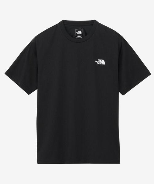 THE NORTH FACE（ザノースフェイス）の「THE NORTH FACE (ザ・ノース・フェイス）S/S Back Square Traverse Logo T（Tシャツ/カットソー・メンズ・ブラック/ホワイト・XL/M/L）」の20枚目の写真