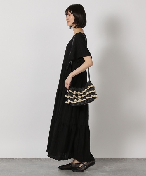 LAKOLE（ラコレ）の「楊柳ティアードワンピース / 326954（ワンピース・レディース・グリーン/ブラック/チャコールグレー/グレー系その他・FREE）」の21枚目の写真