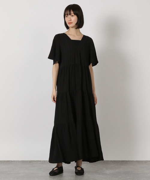 LAKOLE（ラコレ）の「楊柳ティアードワンピース / 326954（ワンピース・レディース・グリーン/ブラック/チャコールグレー/グレー系その他・FREE）」の11枚目の写真