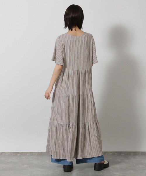 LAKOLE（ラコレ）の「楊柳ティアードワンピース / 326954（ワンピース・レディース・グリーン/ブラック/チャコールグレー/グレー系その他・FREE）」の12枚目の写真