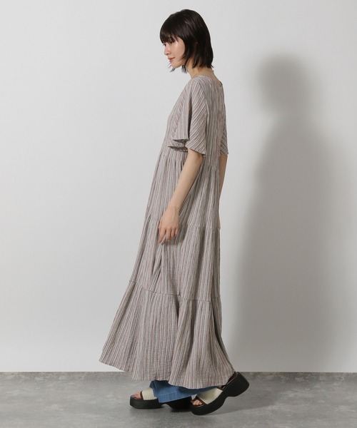 LAKOLE（ラコレ）の「楊柳ティアードワンピース / 326954（ワンピース・レディース・グリーン/ブラック/チャコールグレー/グレー系その他・FREE）」の13枚目の写真