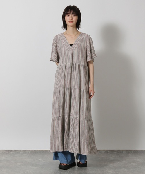 LAKOLE（ラコレ）の「楊柳ティアードワンピース / 326954（ワンピース・レディース・グリーン/ブラック/チャコールグレー/グレー系その他・FREE）」の19枚目の写真