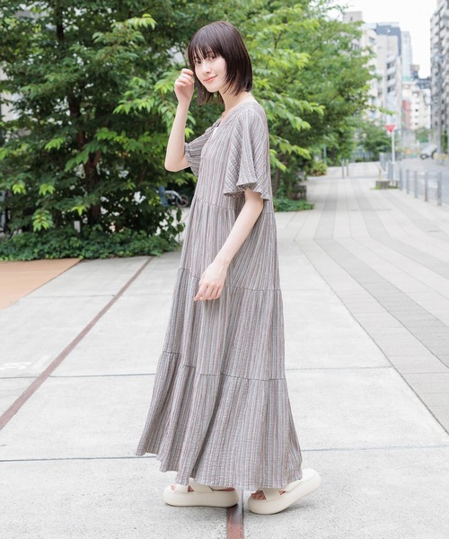 ⭐︎ small-ily リアボーテ LAKOLE（ラコレ）の「楊柳ティアードワンピース / 326954（ワンピース