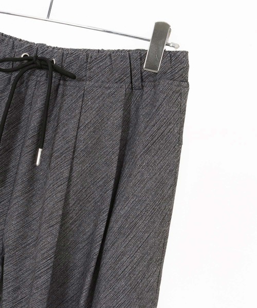 Magine(マージン)の「mp13467-Patterned Polyester Fabric Tapered Pants イージーパンツ(その他パンツ・メンズ・ブラック/杢グレー・44/46/48)」の6枚目の写真
