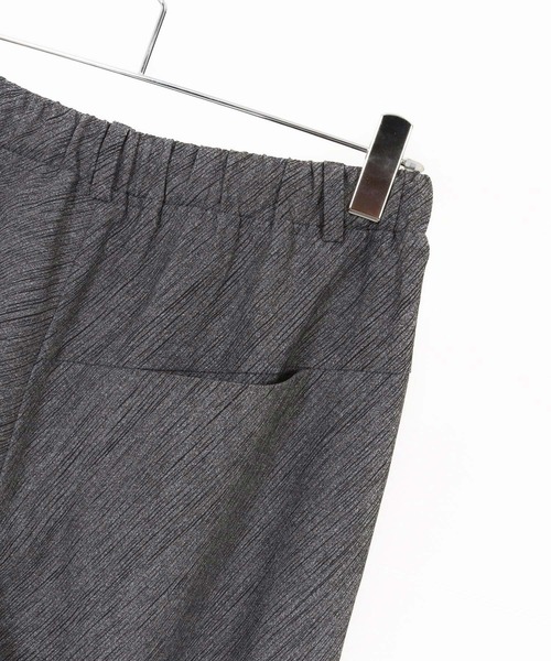 Magine(マージン)の「mp13467-Patterned Polyester Fabric Tapered Pants イージーパンツ(その他パンツ・メンズ・ブラック/杢グレー・44/46/48)」の4枚目の写真
