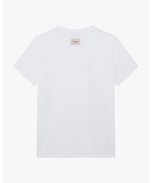 Repetto(レペット)の「レペットロゴ Tシャツ / S0701(Tシャツ/カットソー・レディース・ホワイト・SMALL/LARGE/MEDIUM)」の2枚目の写真