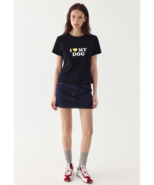 Fano Studios(ファノ ストゥディオズ)の「レタリングプリント ラウンドネック Tシャツ FC25S163【Fano Studios】(Tシャツ/カットソー・レディース・ネイビー/ブラック・S/M/L)」の9枚目の写真
