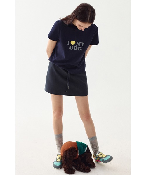 Fano Studios(ファノ ストゥディオズ)の「レタリングプリント ラウンドネック Tシャツ FC25S163【Fano Studios】(Tシャツ/カットソー・レディース・ネイビー/ブラック・S/M/L)」の6枚目の写真
