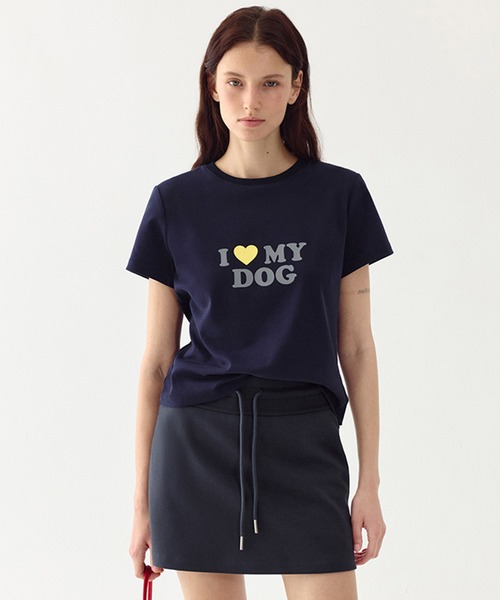 Fano Studios(ファノ ストゥディオズ)の「レタリングプリント ラウンドネック Tシャツ FC25S163【Fano Studios】(Tシャツ/カットソー・レディース・ネイビー/ブラック・S/M/L)」の5枚目の写真