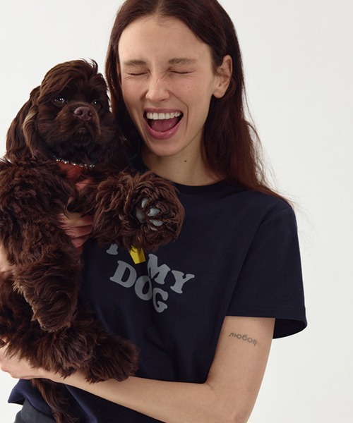 Fano Studios(ファノ ストゥディオズ)の「レタリングプリント ラウンドネック Tシャツ FC25S163【Fano Studios】(Tシャツ/カットソー・レディース・ネイビー/ブラック・S/M/L)」の3枚目の写真