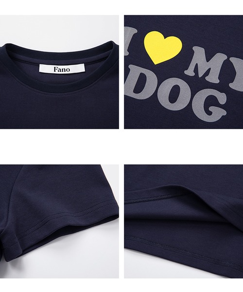 Fano Studios(ファノ ストゥディオズ)の「レタリングプリント ラウンドネック Tシャツ FC25S163【Fano Studios】(Tシャツ/カットソー・レディース・ネイビー/ブラック・S/M/L)」の13枚目の写真