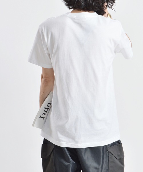 MODISH GAZE(モディシュガゼ)の「【MODISH GAZE】properly刺繍Tシャツ(Tシャツ/カットソー・レディース・ブラック/ネイビー/ホワイト・LARGE/MEDIUM)」の6枚目の写真