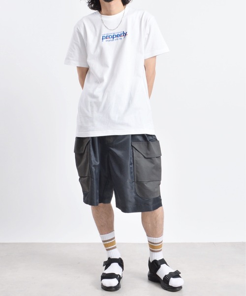 MODISH GAZE(モディシュガゼ)の「【MODISH GAZE】properly刺繍Tシャツ(Tシャツ/カットソー・レディース・ブラック/ネイビー/ホワイト・LARGE/MEDIUM)」の8枚目の写真