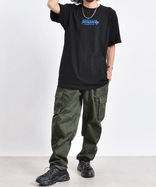 MODISH GAZE(モディシュガゼ)の「【MODISH GAZE】properly刺繍Tシャツ(Tシャツ/カットソー・レディース・ブラック/ネイビー/ホワイト・LARGE/MEDIUM)」の19枚目の写真