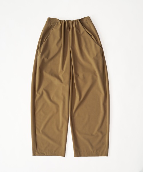 PRANK PROJECT（プランクプロジェクト）の「フロントギャザーイージーパンツ / Front Gathered Easy Pants（スラックス・レディース・グレー/ブラック/モカ・38/36）」の22枚目の写真