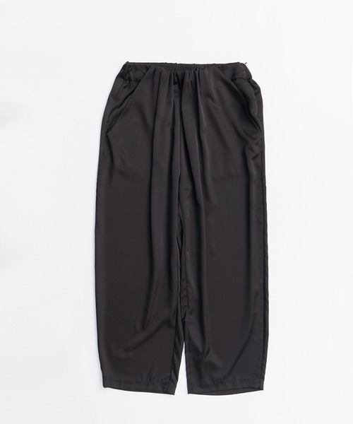 PRANK PROJECT（プランクプロジェクト）の「フロントギャザーイージーパンツ / Front Gathered Easy Pants（スラックス・レディース・グレー/ブラック/モカ・38/36）」の15枚目の写真