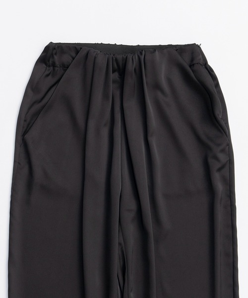 PRANK PROJECT（プランクプロジェクト）の「フロントギャザーイージーパンツ / Front Gathered Easy Pants（スラックス・レディース・グレー/ブラック/モカ・38/36）」の17枚目の写真
