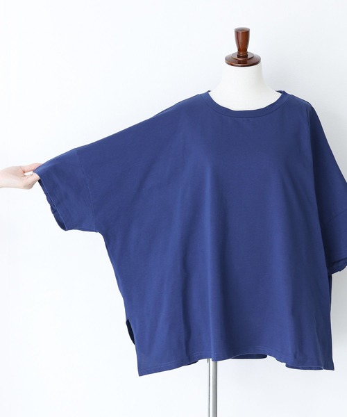 n'OrLABEL(ノアールレーベル)の「『バックフリルオーバーサイズカットソー』(Tシャツ/カットソー・レディース・オフホワイト/レッド/ネイビー/ブラック・FREE)」の11枚目の写真
