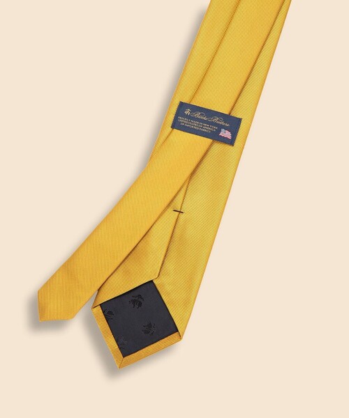 BROOKS BROTHERS（ブルックスブラザーズ）の「シルク　ソリッド　レップタイ　Made in USA（ネクタイ・メンズ・ブラック/バーガンディー/グレー/ネイビー/ゴールド/パープル・ONE SIZE）」の7枚目の写真