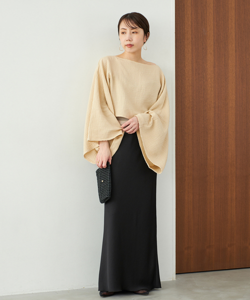 Plageプラージュ　SATIN Fluid スカート　38 セール】SATIN FLUID スカート（スカート）｜Plage（プラージュ