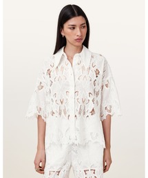 オールセインツ-ALLSAINTS-バックレースシアーシャツ シャツ | オールセインツ 公式オンラインストア