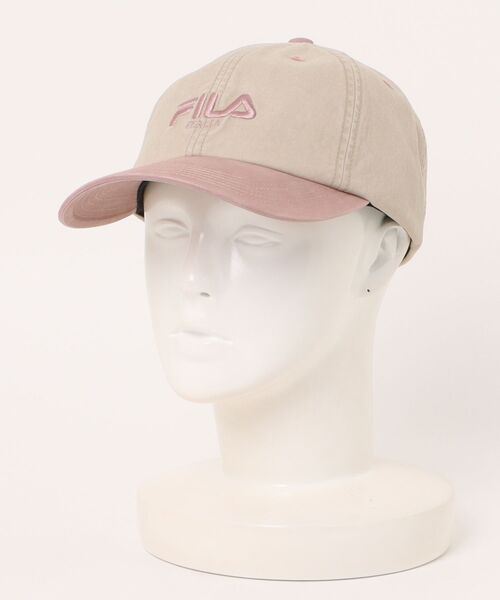 FILA（フィラ）の「FILA/フィラ キャップ FLU 2 TONE 6P CAP 251013606（キャップ・メンズ・ピンク/レッド/ブラウン・FREE）」の9枚目の写真