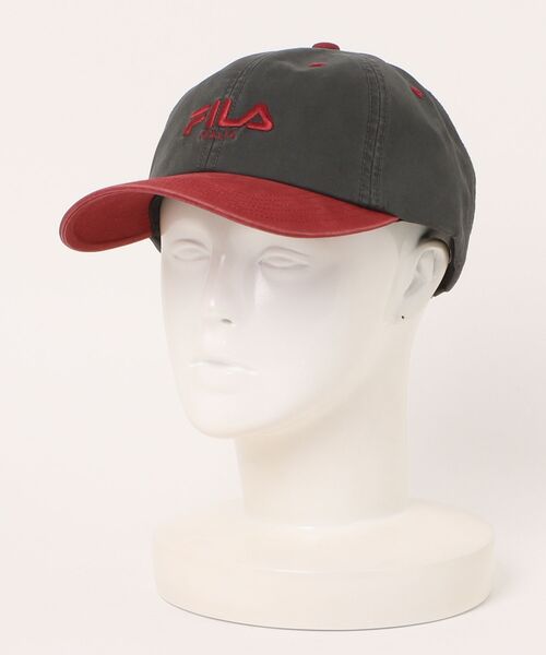 FILA（フィラ）の「FILA/フィラ キャップ FLU 2 TONE 6P CAP 251013606（キャップ・メンズ・ピンク/レッド/ブラウン・FREE）」の10枚目の写真