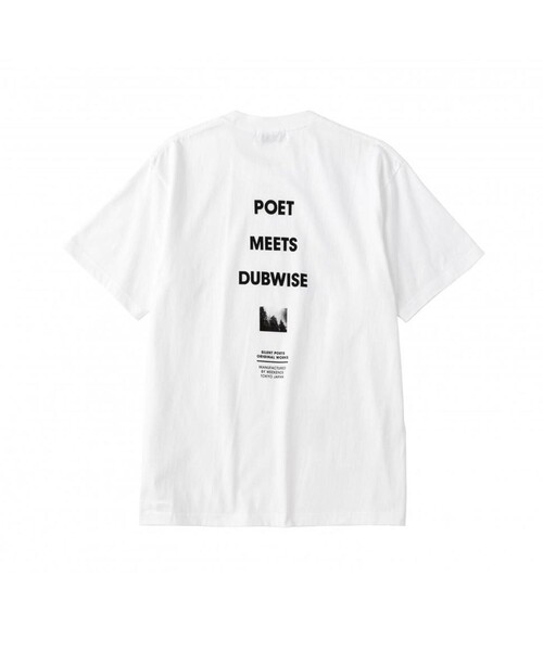 SALE！ポエトミーツダブワイズ 売れ筋商品|||POET MEETS DUBWISE PMD ロゴ Tシャツ ユニセックス PMD LOGO T-shirt 半袖 カットソー PMDTS-0550 POET MEETS DUBWISE SALE！ポエトミーツダブワイズ PMD ロゴ T