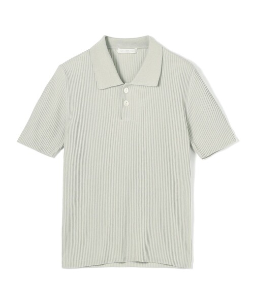 新品 今季 GALERIE VIE ギザコットンリブ ポロカラープルオーバー ギザコットンリブ ポロカラープルオーバー（ニット/セーター