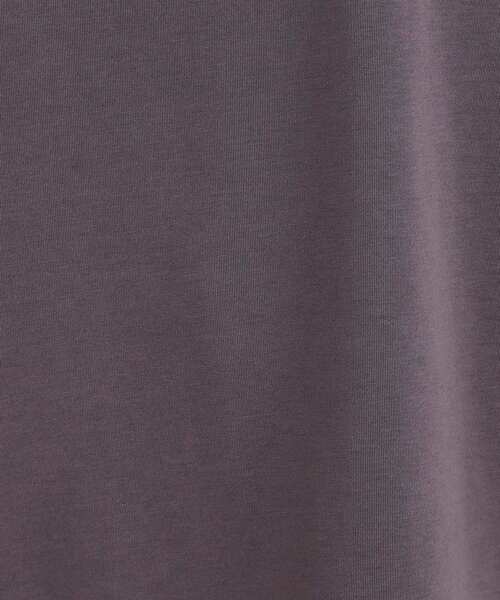 DRESKIP（ドレスキップ）の「【高レビュー/ひんやり/UV】アウトスタイルもサマになる さらさら抜け襟Tシャツ（Tシャツ/カットソー・レディース・ベージュ/ピンク系/チャコールグレー/ライトブルー・01/02/03/04）」の8枚目の写真