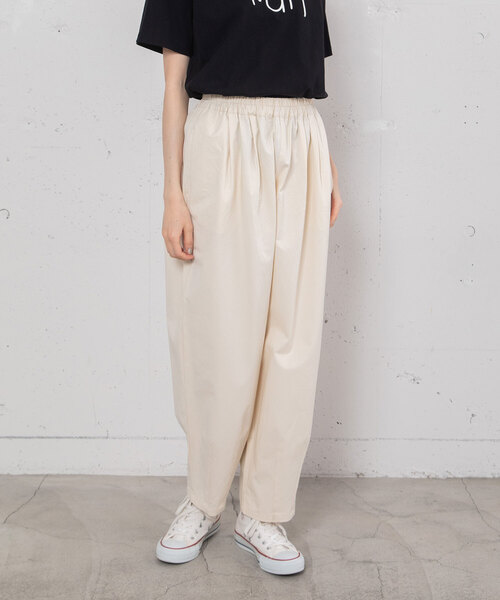 POU DOU DOU（プードゥドゥ）の「2タックカーブパンツ（その他パンツ・レディース・ブラック/キナリ/インディゴブルー・M）」の15枚目の写真