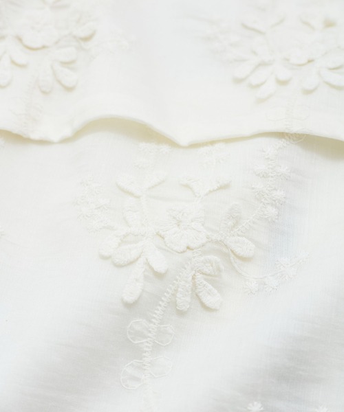 VIS（ビス）の「立体フラワービスチェ（キャミソール・レディース・ホワイト/ブラック・FREE）」の20枚目の写真