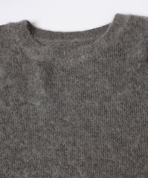 Dulcamara（ドゥルカマラ）の「モヘアショートニットPO（ニット/セーター・メンズ・ライラック/グレー/ダークグリーン・0/1）」の16枚目の写真