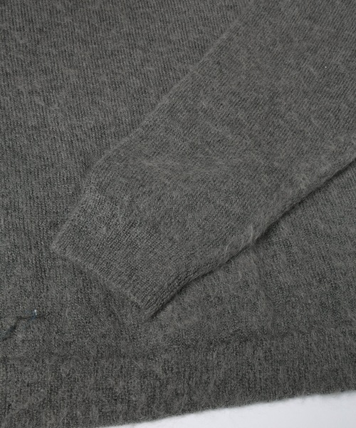 Dulcamara（ドゥルカマラ）の「モヘアショートニットPO（ニット/セーター・メンズ・ライラック/グレー/ダークグリーン・0/1）」の4枚目の写真