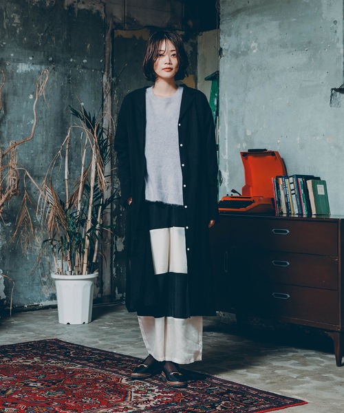 Dulcamara（ドゥルカマラ）の「モヘアショートニットPO（ニット/セーター・メンズ・ライラック/グレー/ダークグリーン・0/1）」の21枚目の写真